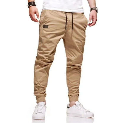 Pantalones deportivos casuales para hombre, pantalones deportivos tipo jogger cargo tipo harén, pantalones pitillo.