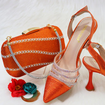 Conjunto de zapatos y bolso a juego HGB1-1