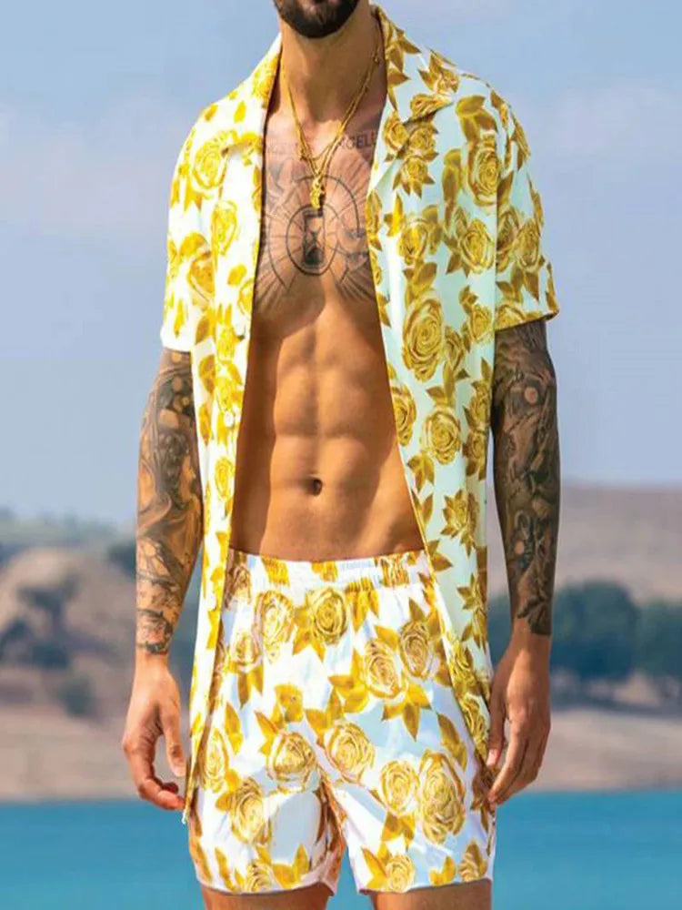 Designer style men two piece Beach set
