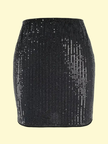 WestCloset Glitter Bomb Sequin Mini Skirt