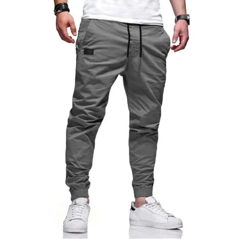 Pantalones deportivos casuales para hombre, pantalones deportivos tipo jogger cargo tipo harén, pantalones pitillo.