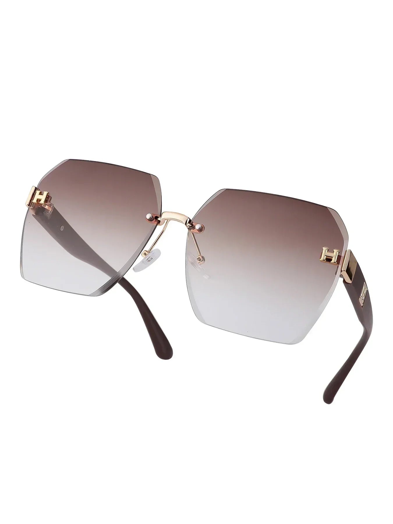 2025年新款時尚太陽眼鏡 奢華品牌設計師款 男女復古方形大框眼鏡 UV400戶外眼鏡 盒裝