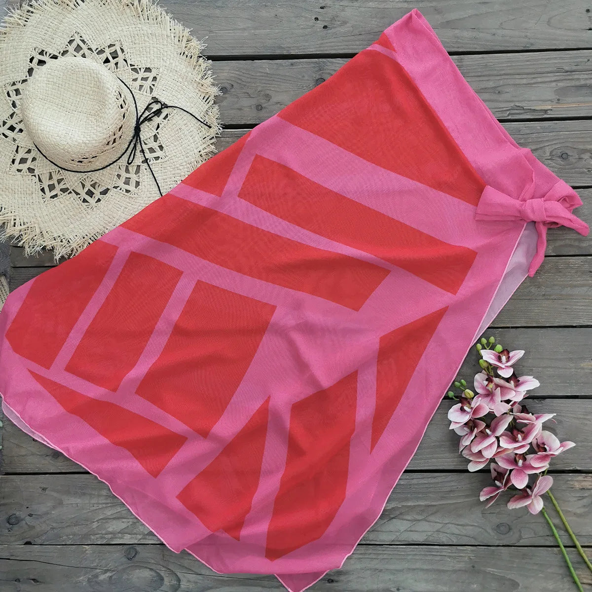 Trajes de baño de manga larga y pareo - Protección UV para mujer