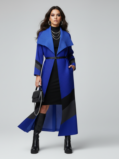 Chaqueta cortavientos con cintura anudada para mujer, West Village, BYMANYC Nueva York.