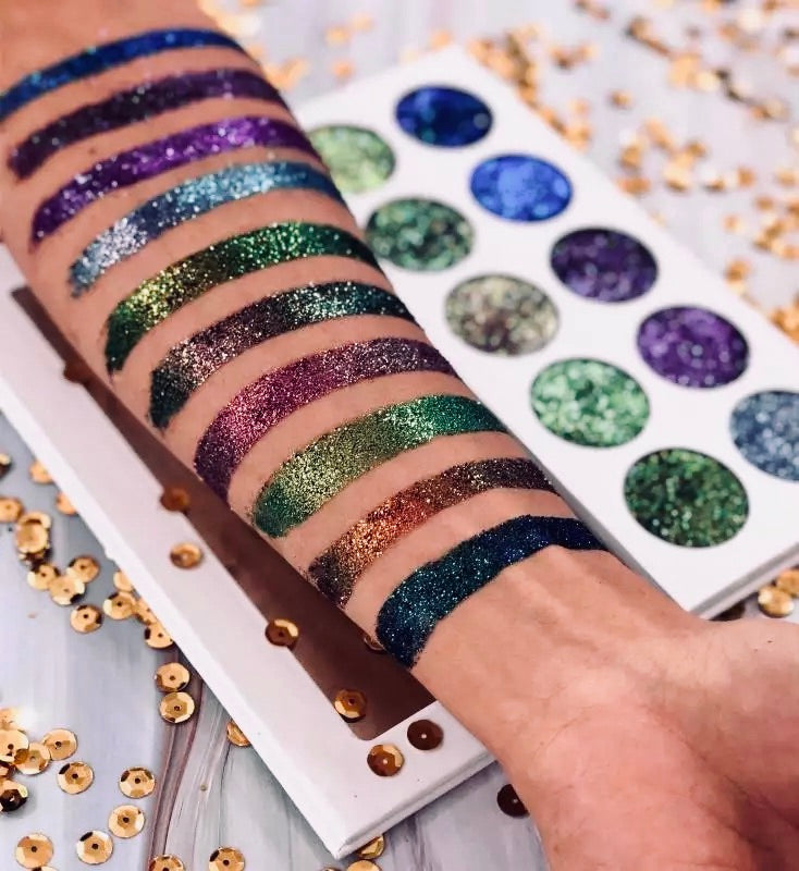 Ashunta Sheriff Beauty Unicorn Multichrome Glitter Shadow Palette