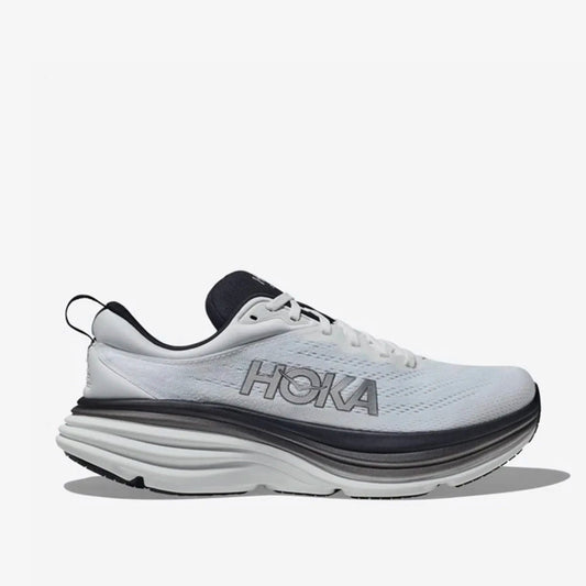 Hoka Bondi 8 Men White Black