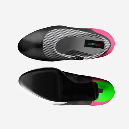 Vegan Ankle Boot Platform BYMANYC® New York Fierce Black