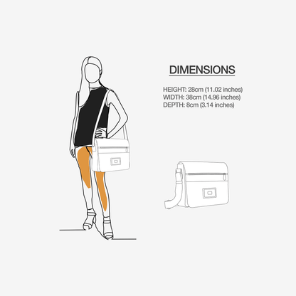 Vegan Executive Messenger Bag 16” | BYMANYC ® New York Crafted in Italy