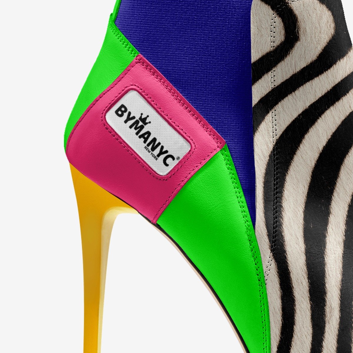 BYMANYC® 紐約切爾西 Noir Edge 女士純素高跟鞋