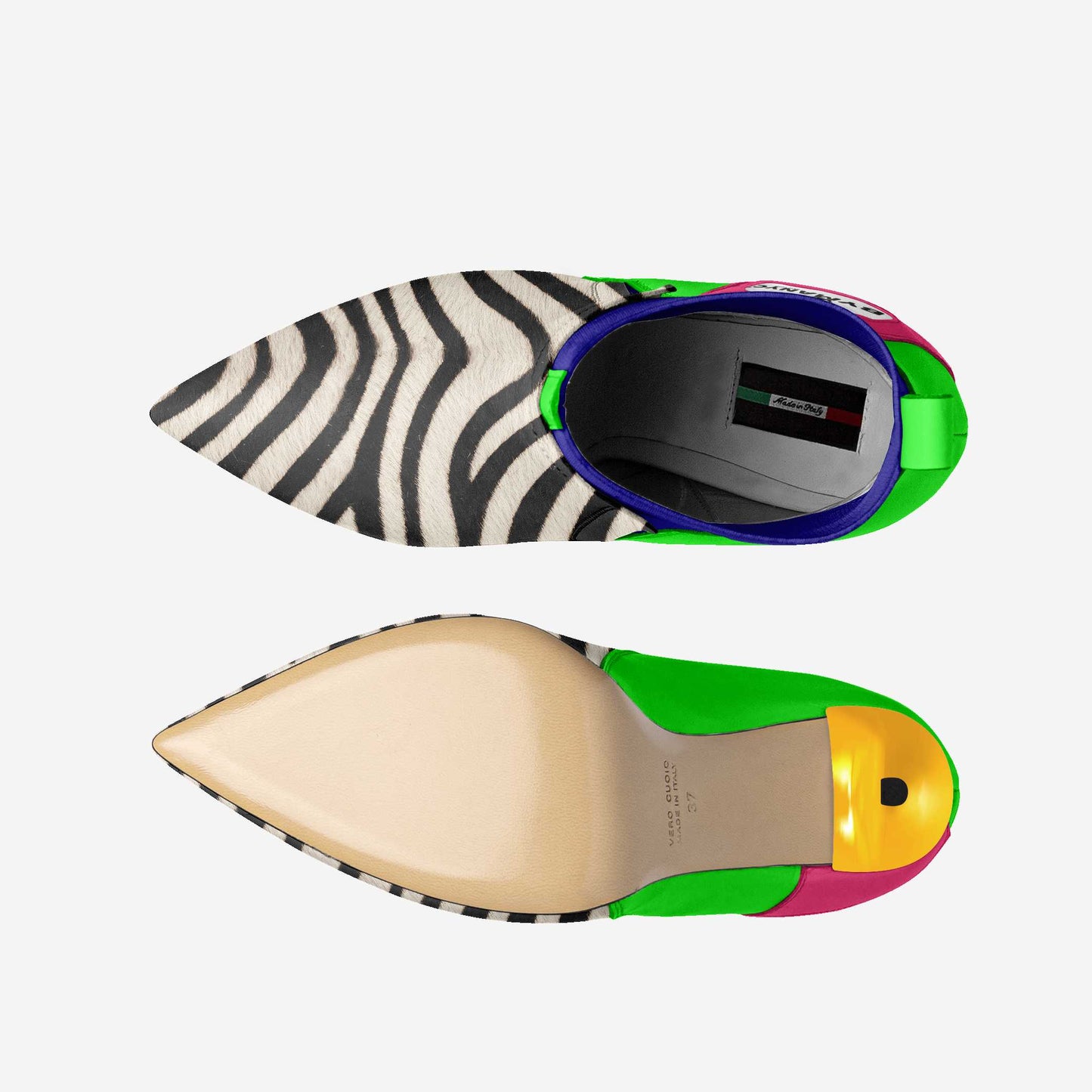 BYMANYC® 紐約切爾西 Noir Edge 女士純素高跟鞋