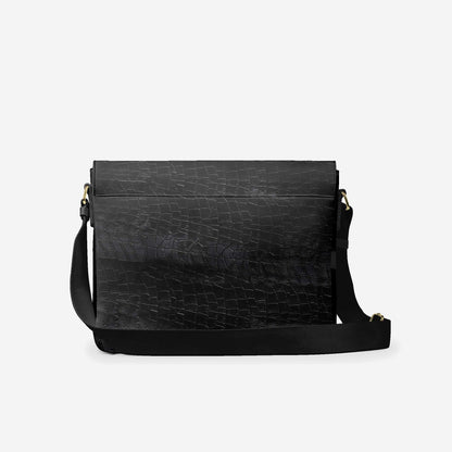 Vegan Luxe City Messenger Bag 16” | BYMANYC ® New York Milano Street Edge