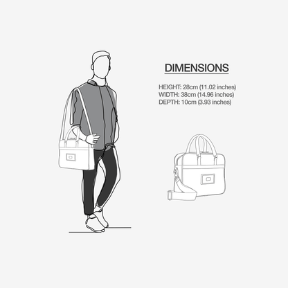 Vegan Luxury Urban Work Bag 16” | BYMANYC ® New York Elite Professional