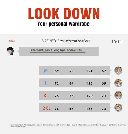 Loose-Fit Cropped Wide-Leg Pants with Elastic Waist