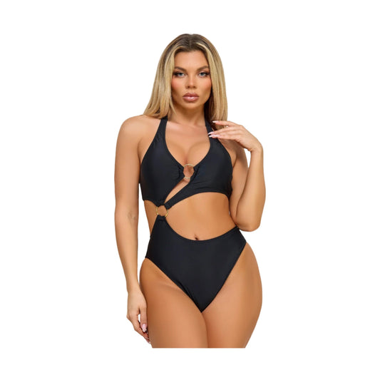 Trajes de baño para mujer - Traje de baño monokini negro Lorelei