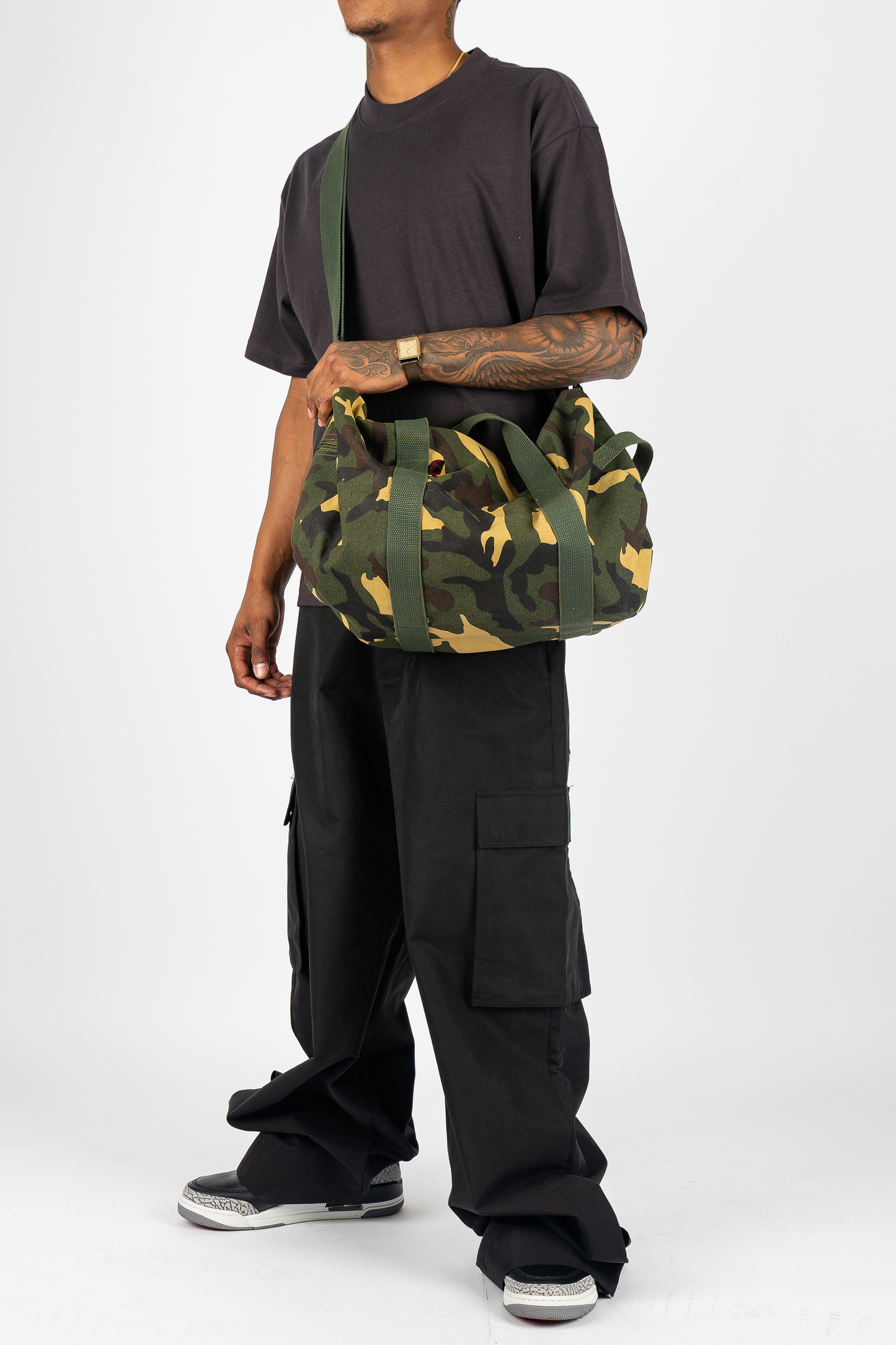 Canvas Shoulder Duffle Bag