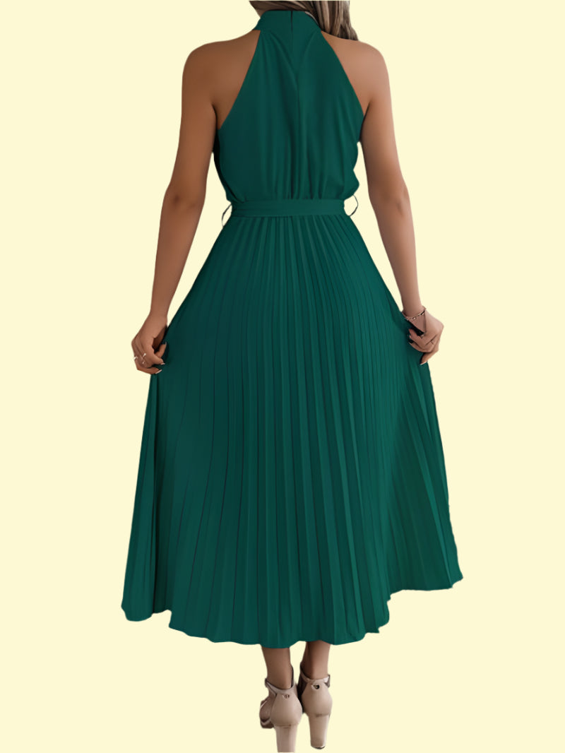 WestCloset Goddess Vibes Pleated Maxi Dress