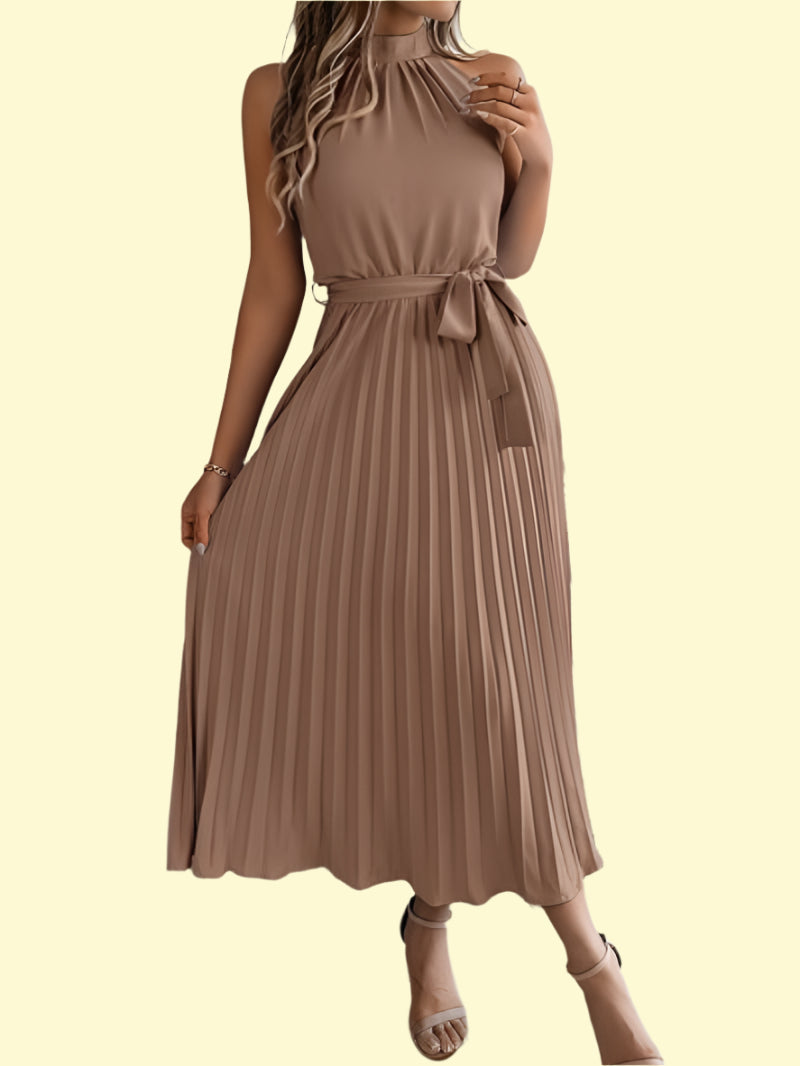 WestCloset Goddess Vibes Pleated Maxi Dress