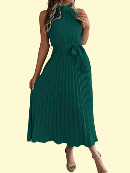 WestCloset Goddess Vibes Pleated Maxi Dress