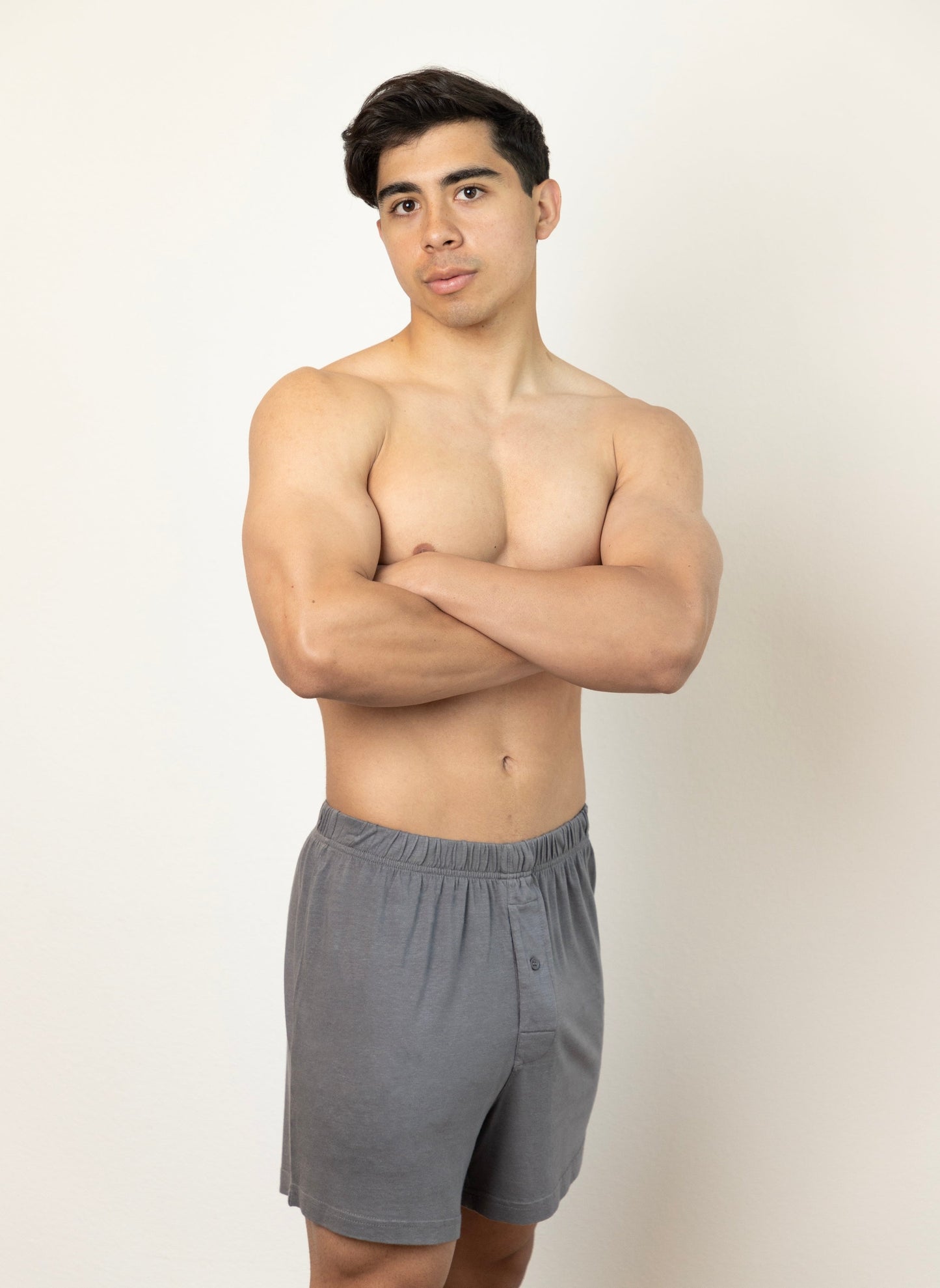 Ropa interior tipo bóxer de viscosa/algodón de bambú para hombre