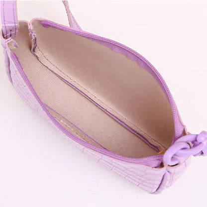 Bolso de hombro y cartera para mujer con diseño de cocodrilo