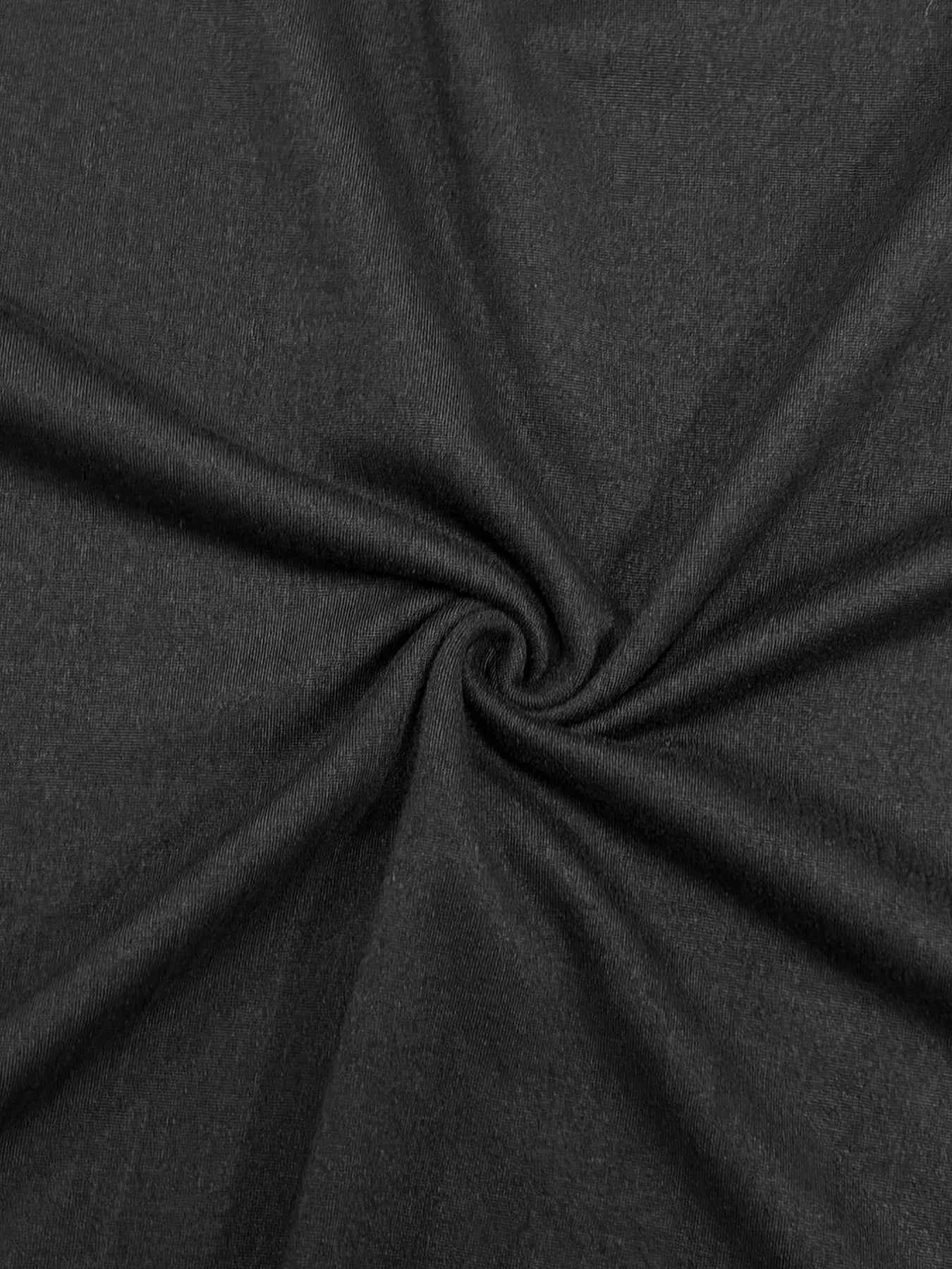 Casual Solid Color Top and Drawstring Shorts Two-Piece Set