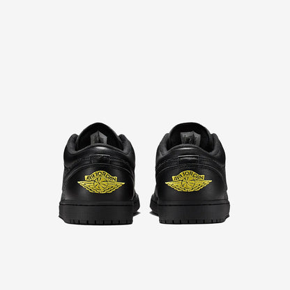 Jordan 1 Low Men Black Elephant Print