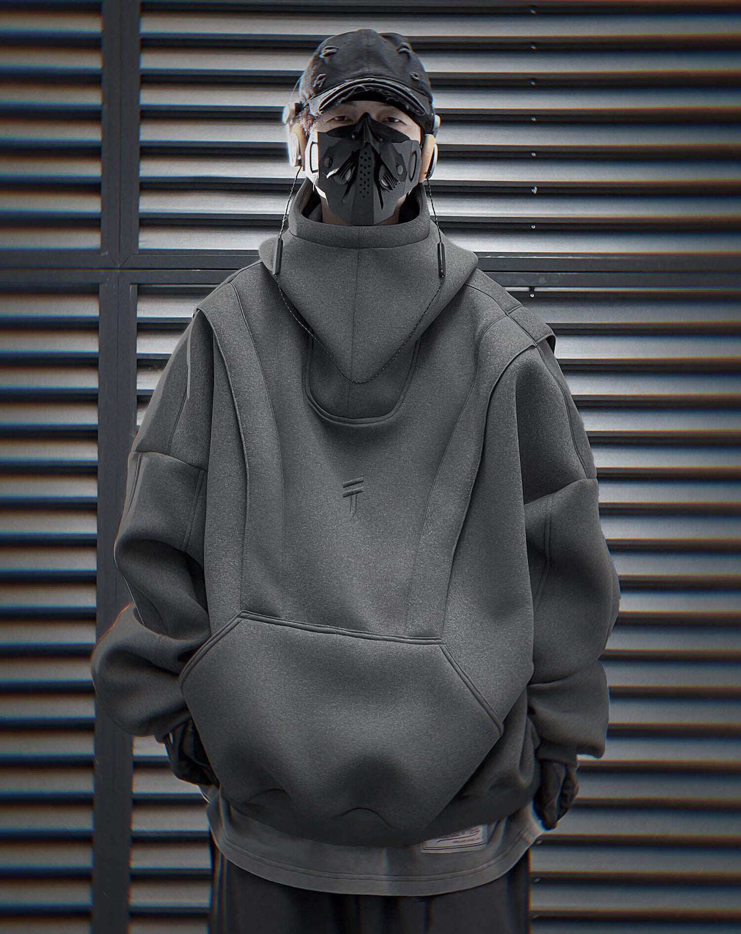 HiH50 Grey Nexus Hoodie