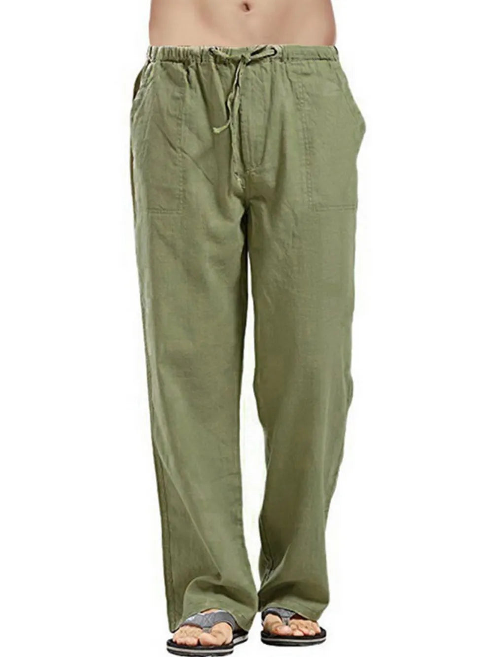 Men's Straight Leg Pants Plus Size
