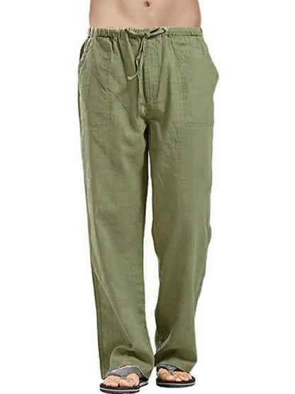 Men's Straight Leg Pants Plus Size