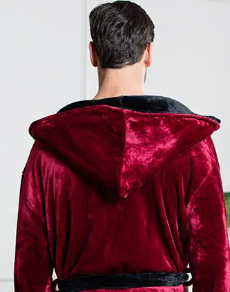 Bata con capucha para hombre: suavidad ultrasuave y comodidad para uso diario