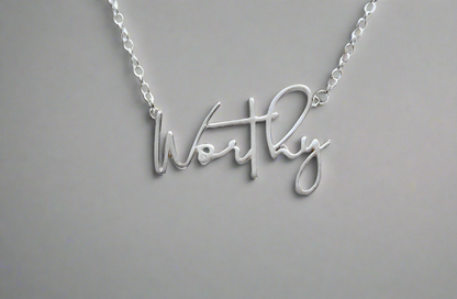 Worthy in Sterling Silver