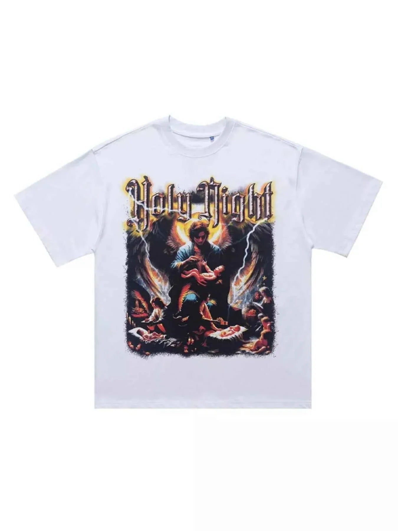 Men's Graphic Round Neck Oversized T-Shirt