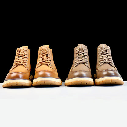 British Style Leisure Outdoor Tooling Martin Boots Men's Shock Absorbing Thick Sole