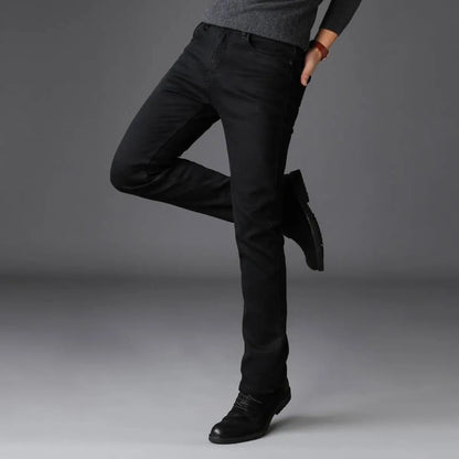Men's Black Straight Pants