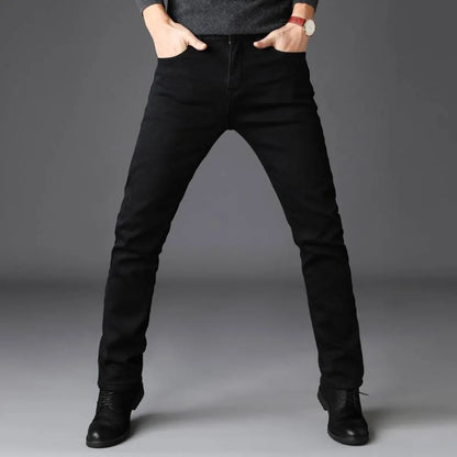 Men's Black Straight Pants