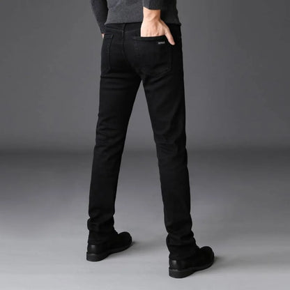 Men's Black Straight Pants