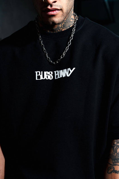 Men's Oversize 'Bugs Bunny' Graphic T-Shirt - Streetwear Looney Tunes Tee