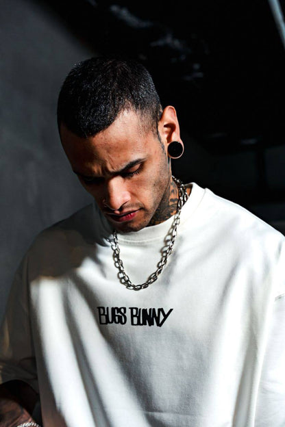 Men's Oversize 'Bugs Bunny' Graphic T-Shirt - Streetwear Looney Tunes Tee