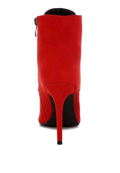 Nesta Stiletto Heel Lace Up Boots