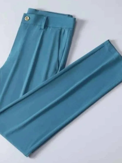 Men's Slim Fit Pants with Pockets