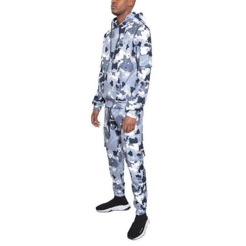 男士迷彩運動套裝 - 兩件套