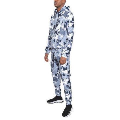男士迷彩運動套裝 - 兩件套