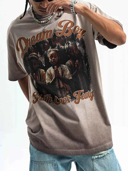 Stylish Men's Half Sleeve Graphic Tee