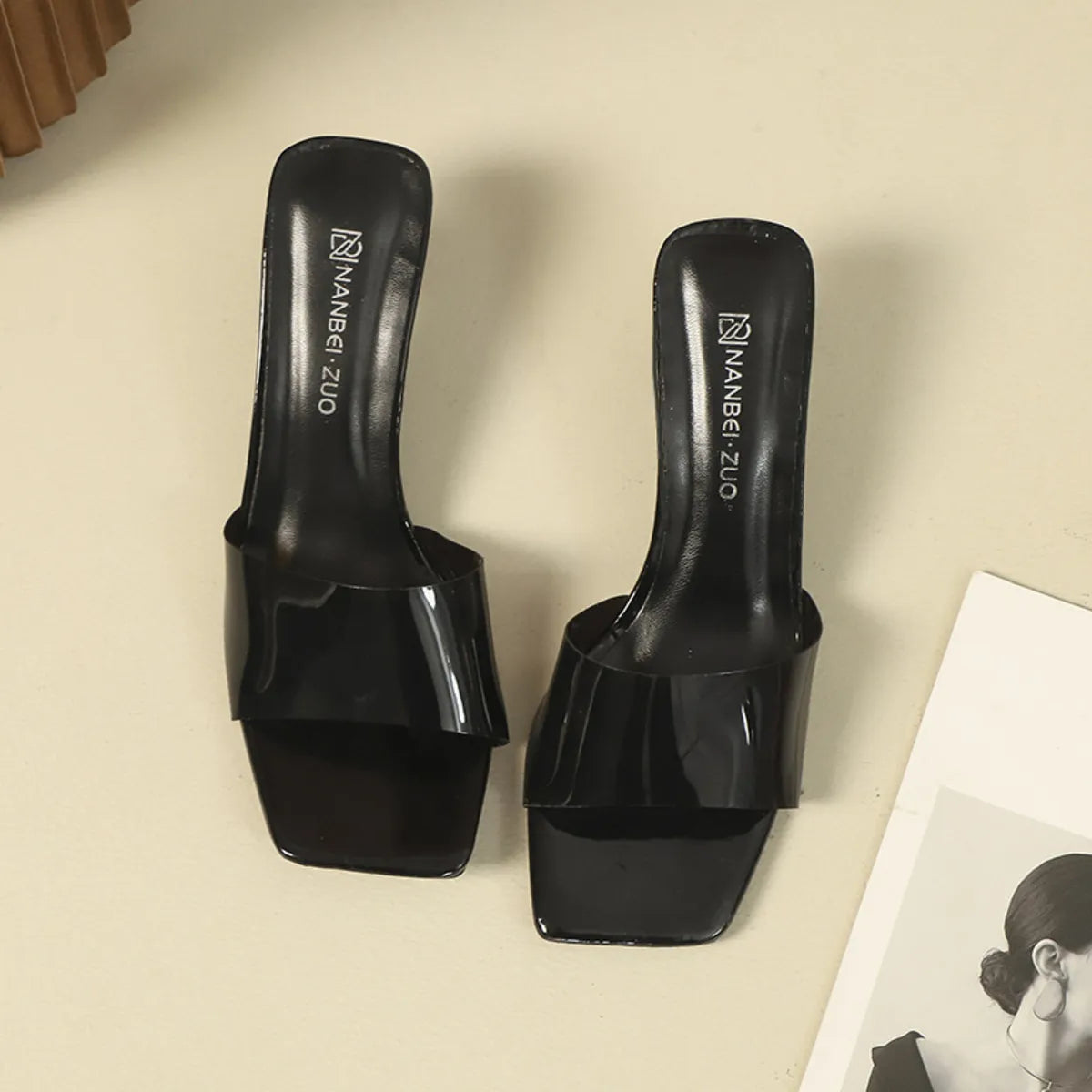 Open Toe Block Heels Sandals