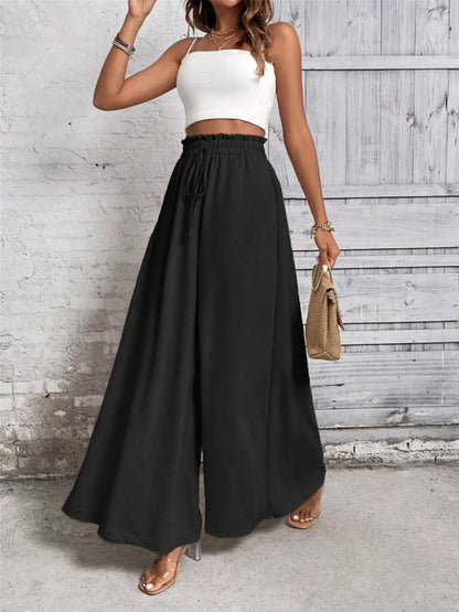 Frill Wide Leg Pants
