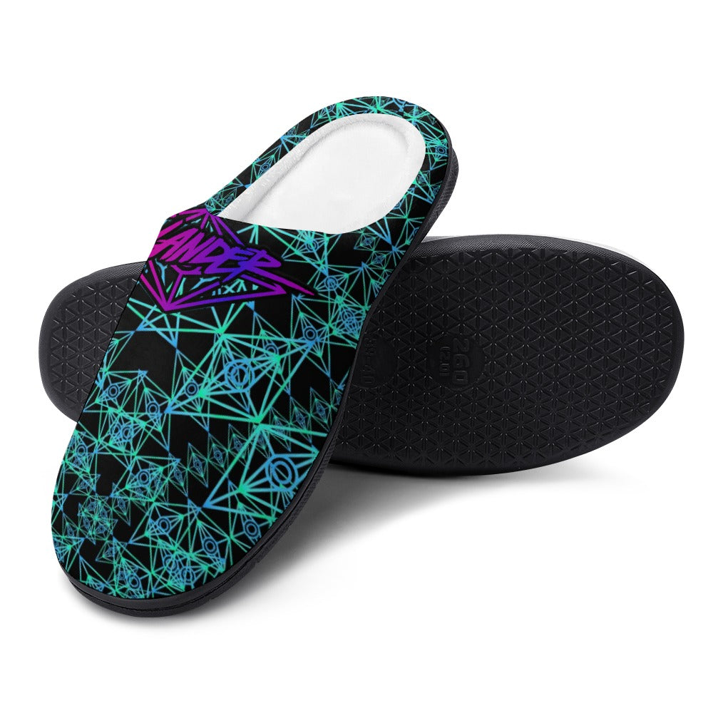Pantuflas de algodón para artistas de EDM, suaves, cómodas, antideslizantes, impermeables y resistentes a los olores. Regalos para festivales de música, para hombre y mujer. Edición limitada.