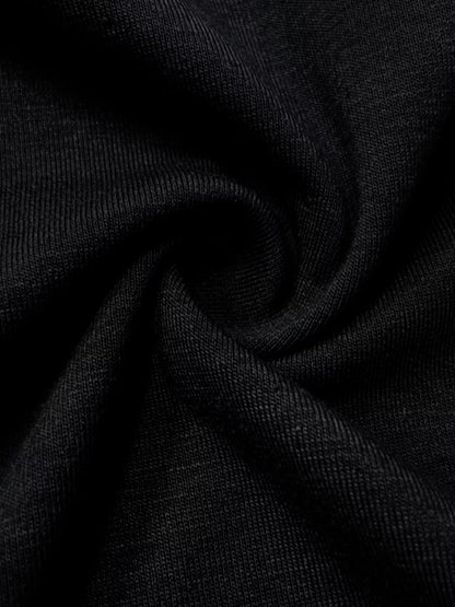 圓領長袖修身連身裙