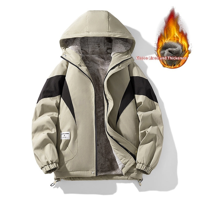 Chaqueta con forro polar para otoño e invierno