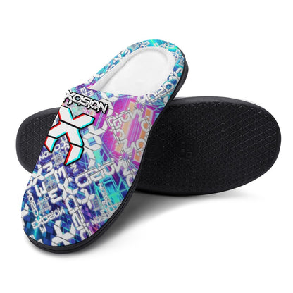 Pantuflas de algodón para artistas de EDM, suaves, cómodas, antideslizantes, impermeables y resistentes a los olores. Regalos para festivales de música, para hombre y mujer. Edición limitada.