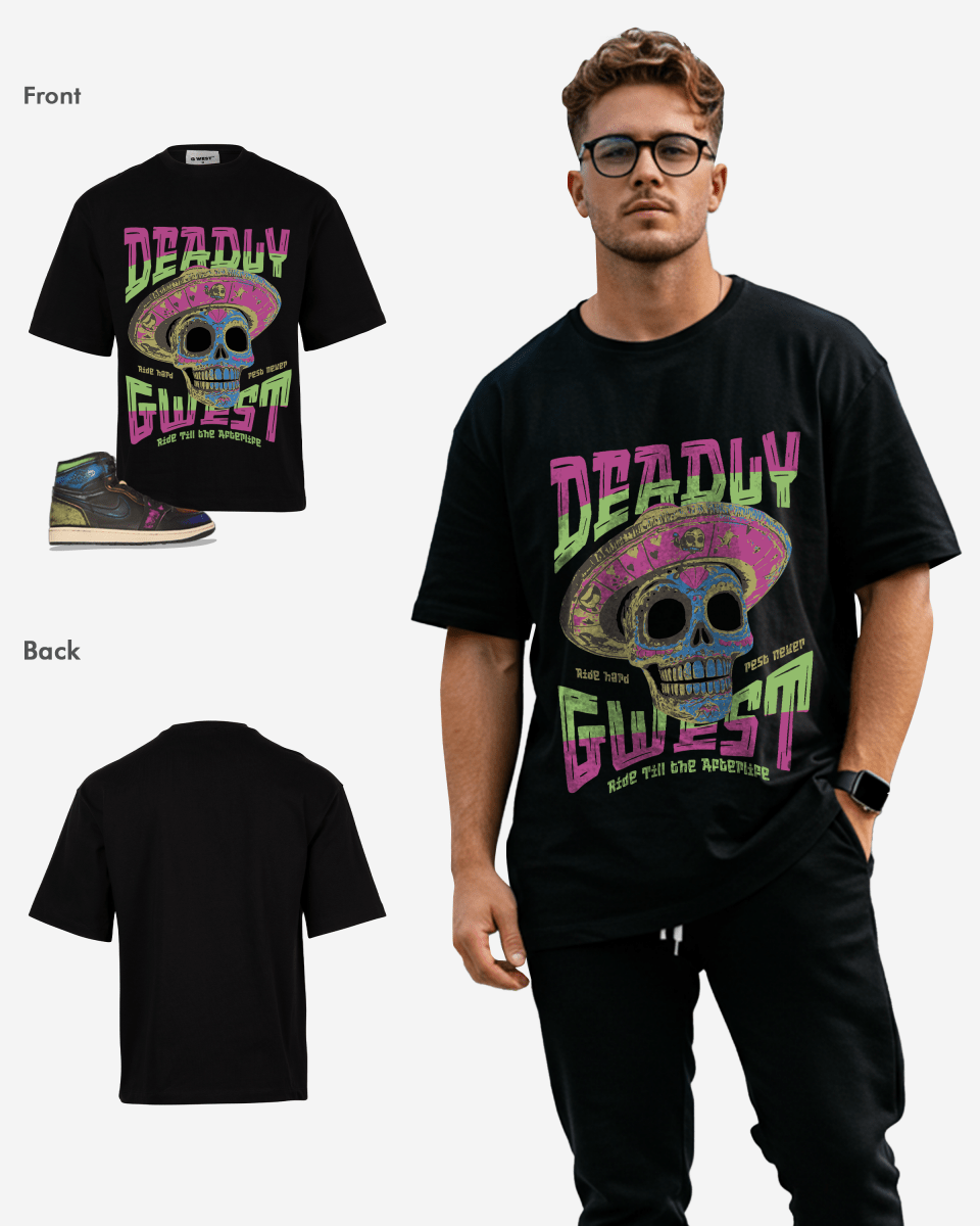 G-West Deadly Rodeo Oversized T-Shirt Mens